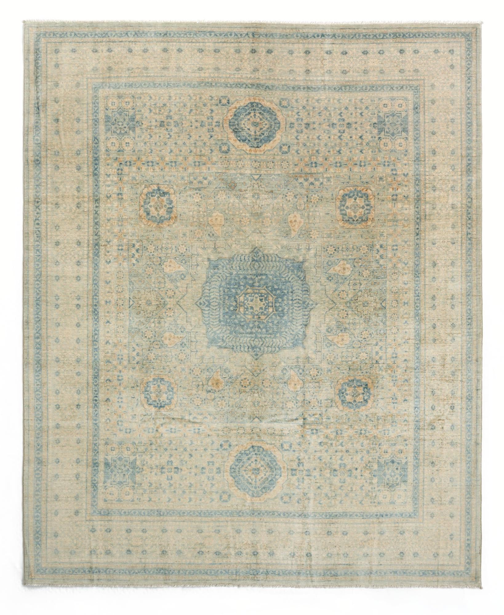 8' x 9' 10 Mamluk Wool Rug