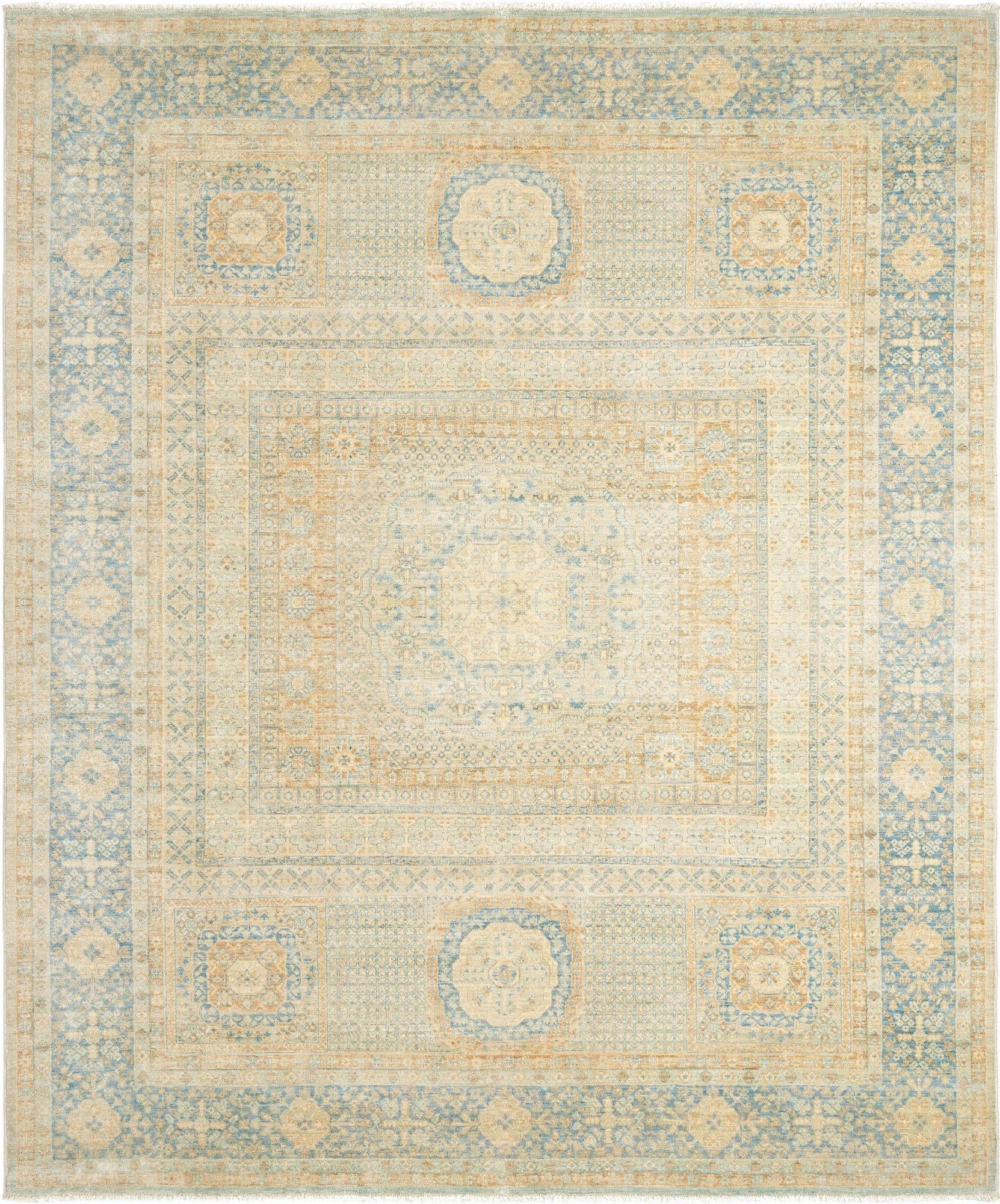 8' 2 x 9' 9 Hand Knotted Mamluk Rug