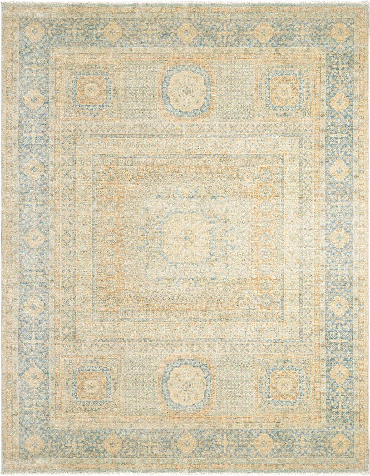 8' 2 x 9' 9 Hand Knotted Mamluk Rug