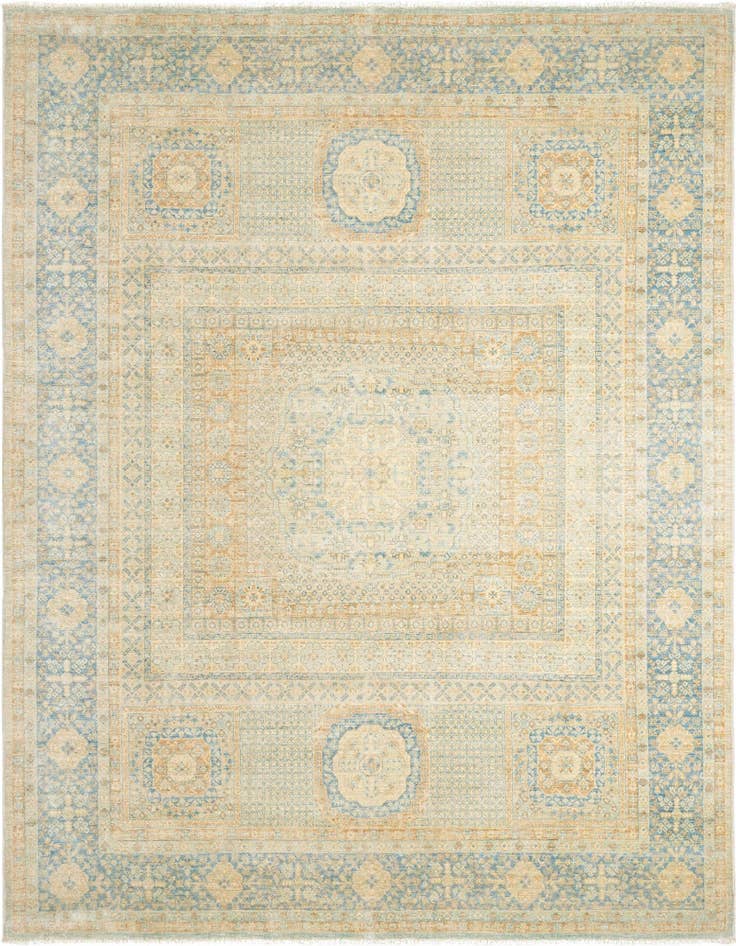 Detail image of 8' 2 x 9' 9 Hand Knotted Mamluk Rug
