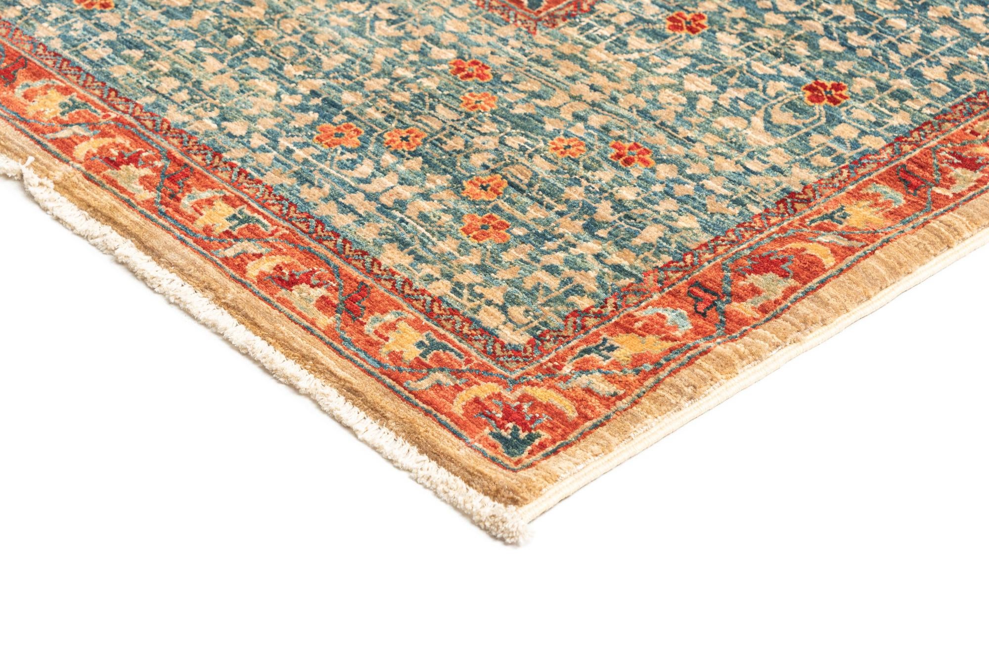 9' 4 x 12' Hand Knotted Mamluk Rug