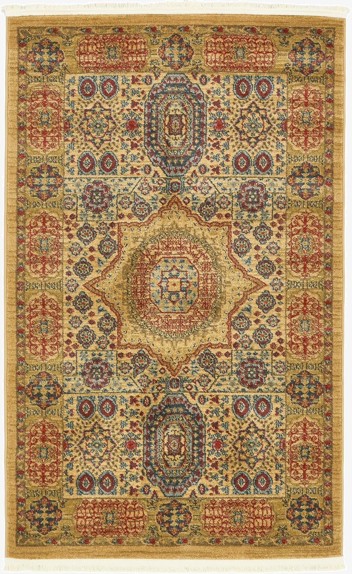 3' x 5' 3 Mamluk Rug