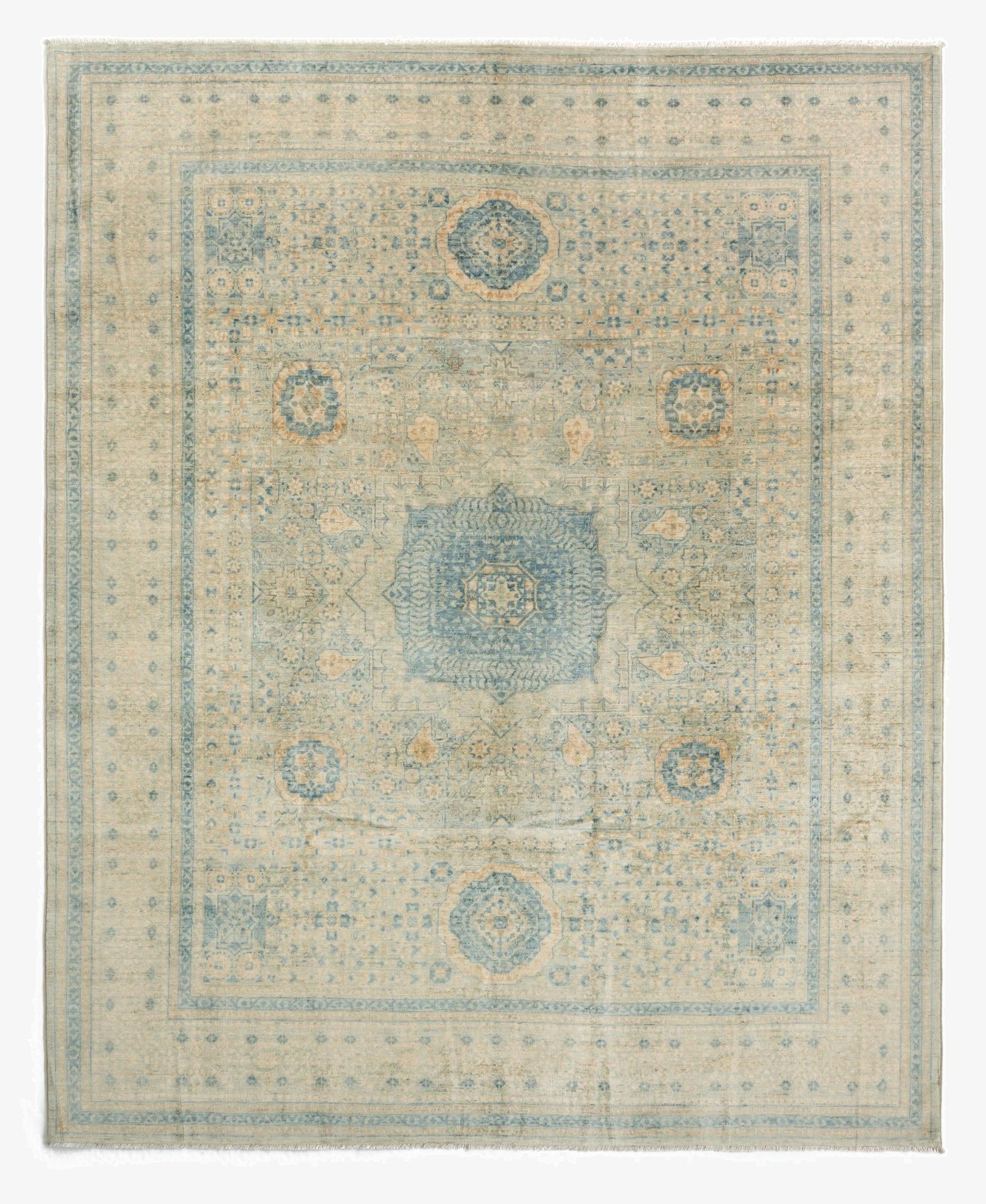 8' x 9' 10 Mamluk Wool Rug