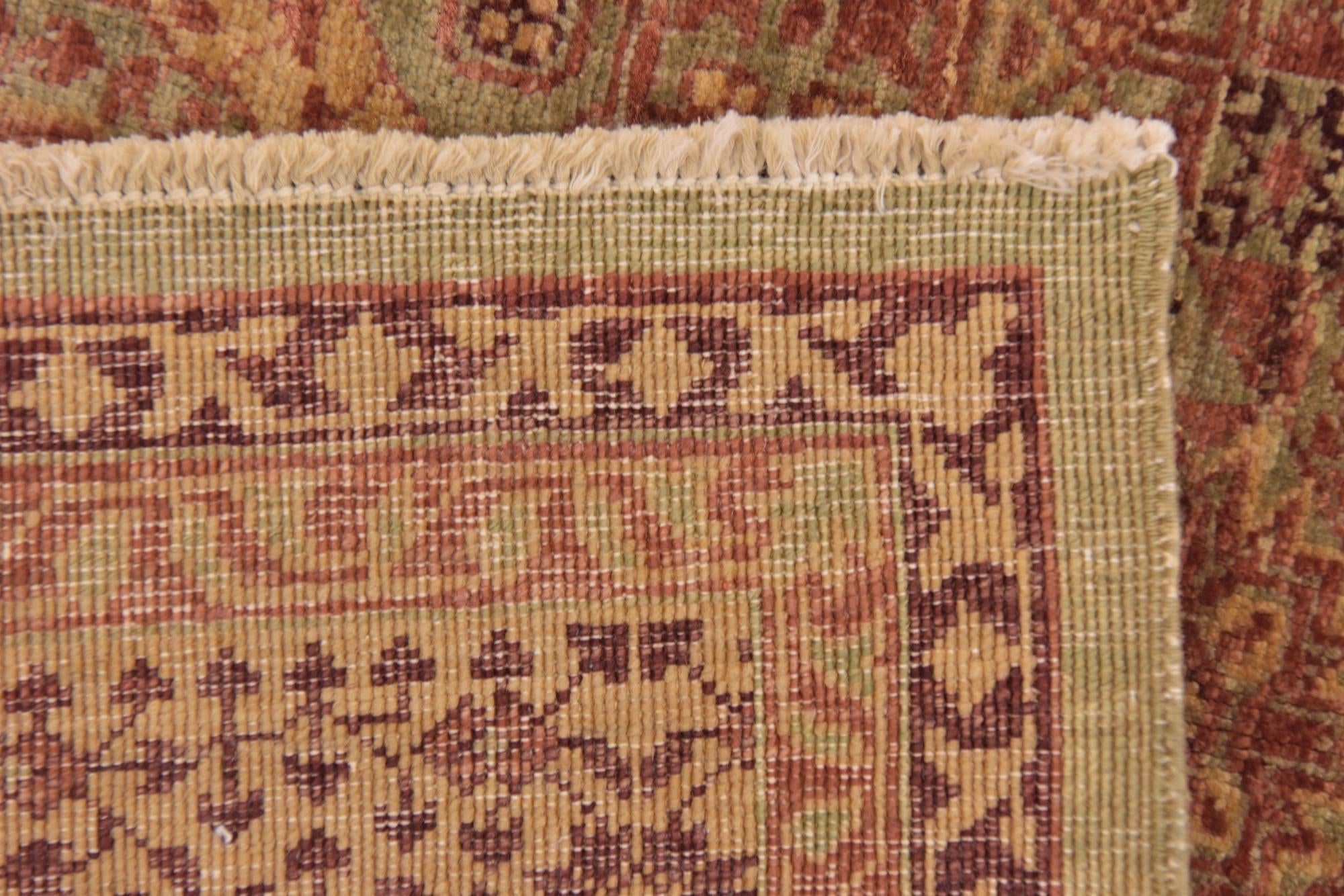 4' 3 x 5' 10 Hand Knotted Mamluk Ziegler Oriental Rug