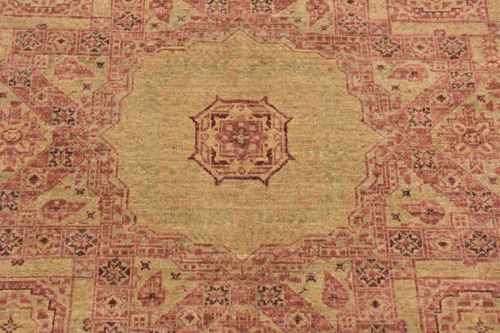 4' 3 x 5' 10 Hand Knotted Mamluk Ziegler Oriental Rug