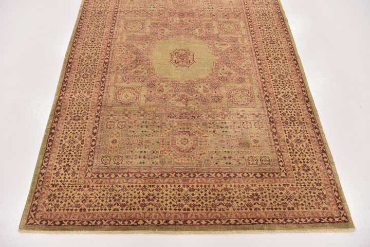 4' 3 x 5' 10 Hand Knotted Mamluk Ziegler Oriental Rug