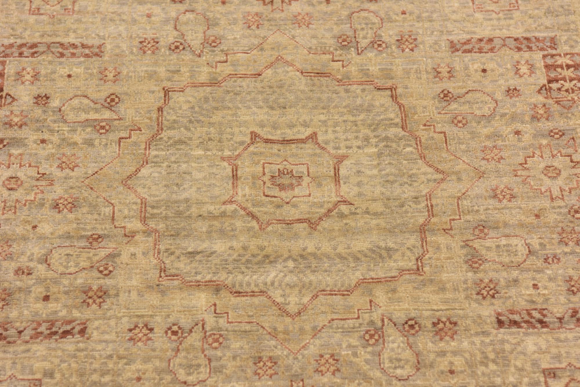 4' 10 x 6' 8 Hand Knotted Mamluk Ziegler Oriental Rug