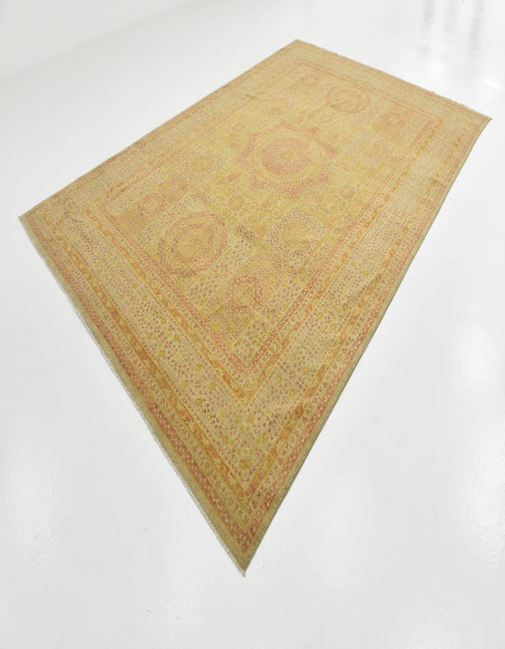 Detail image of 8' 8 x 13' Hand Knotted Mamluk Ziegler Oriental Rug