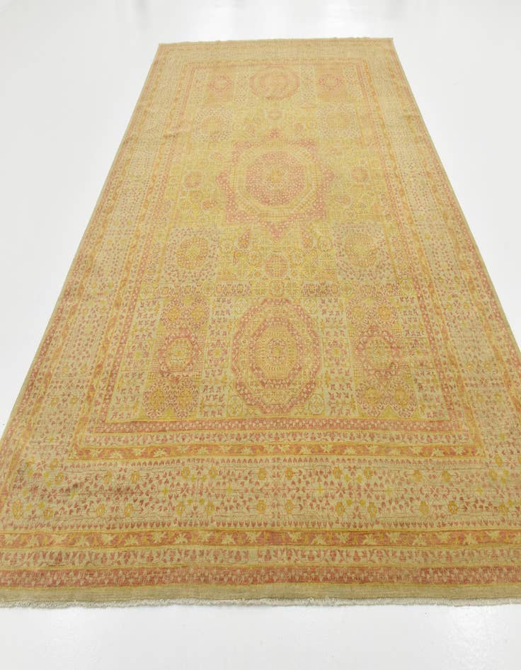 Detail image of 8' 8 x 13'  Hand Knotted Mamluk Ziegler Oriental Rug