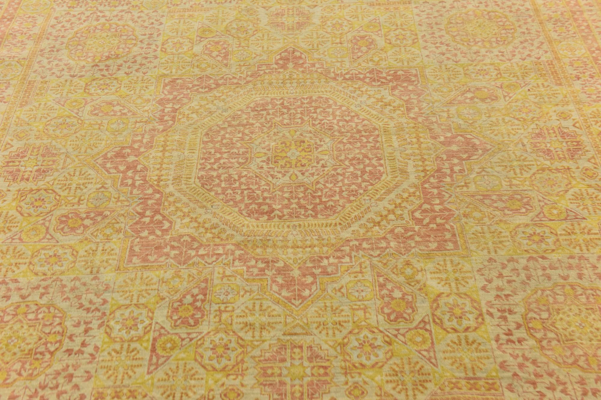8' 8 x 13' Hand Knotted Mamluk Ziegler Oriental Rug