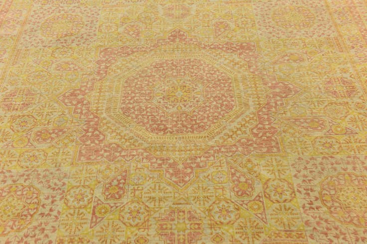 Detail image of 8' 8 x 13' Hand Knotted Mamluk Ziegler Oriental Rug