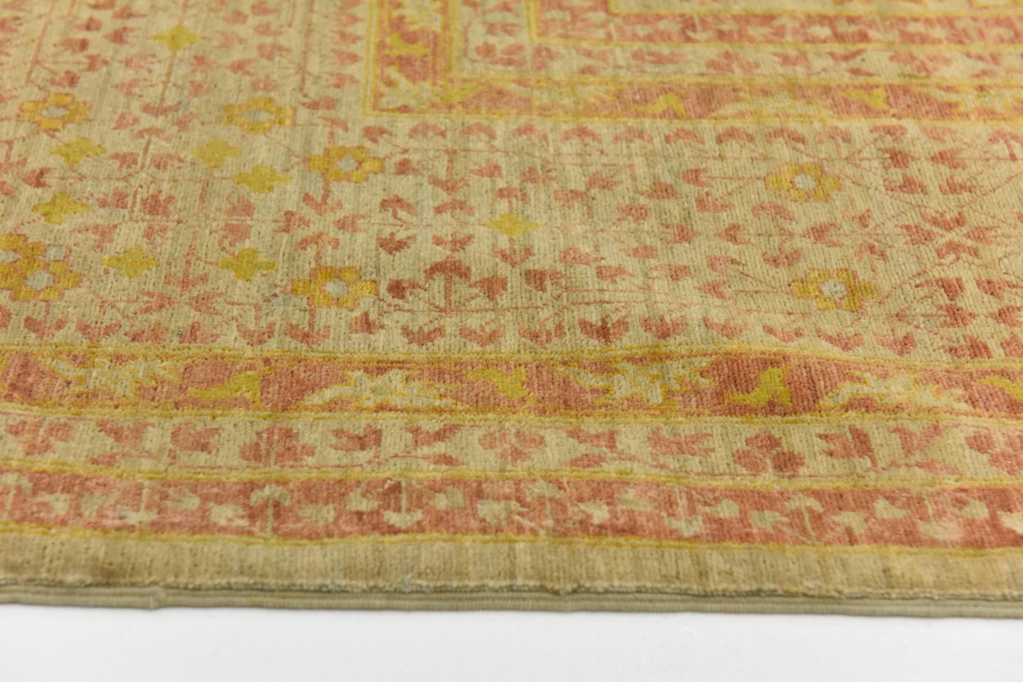 8' 8 x 13' Hand Knotted Mamluk Ziegler Oriental Rug