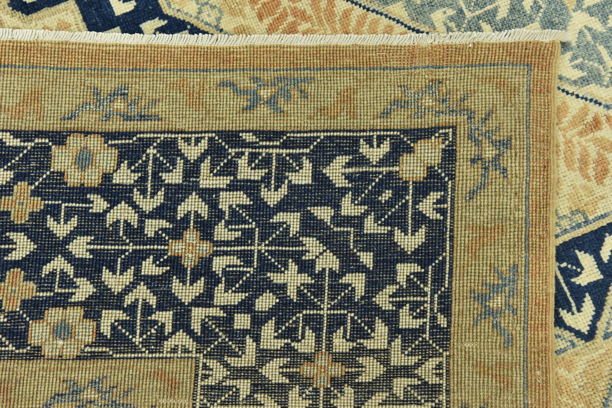8' 9 x 11' 3 Hand Knotted Mamluk Ziegler Rug