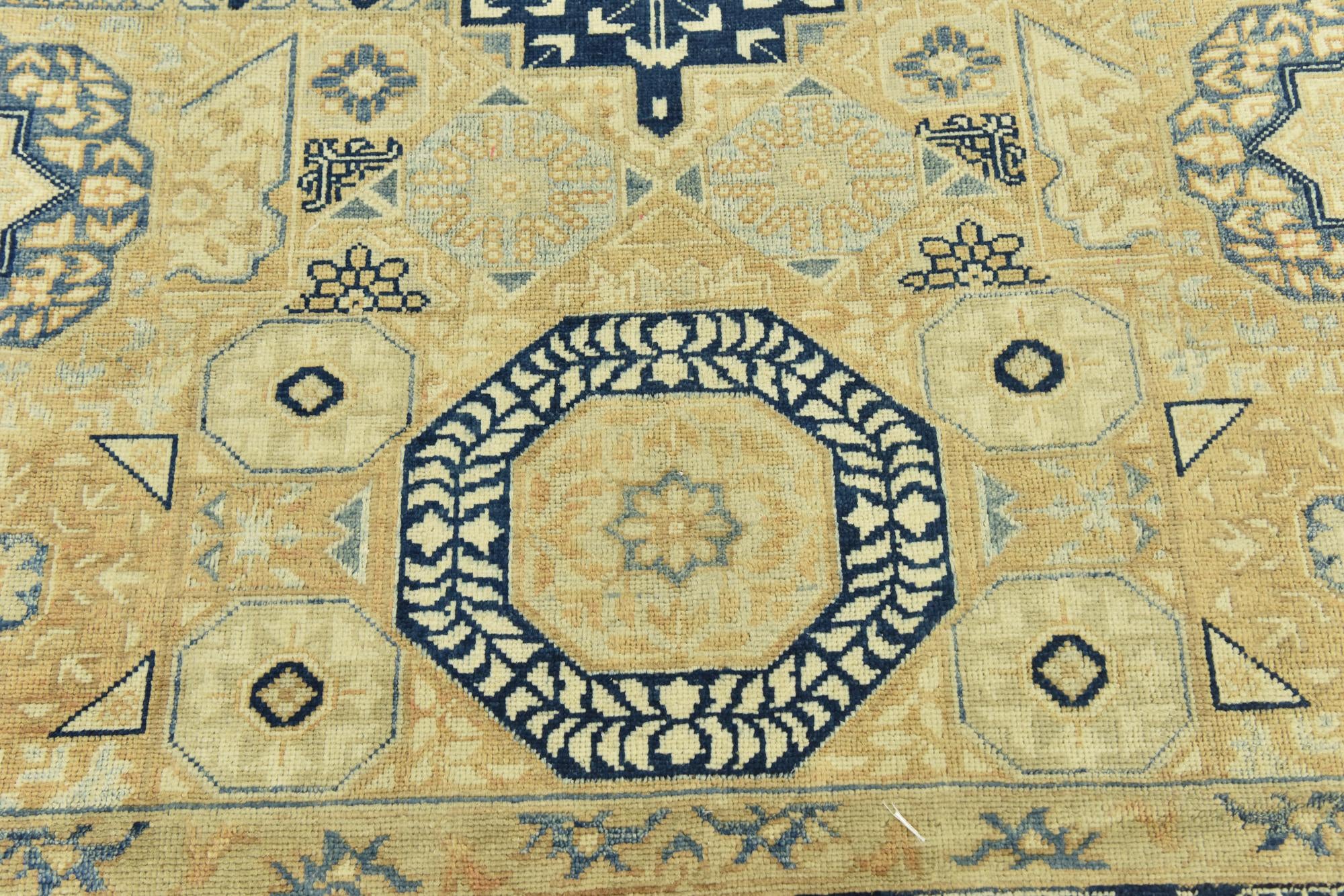 8' 9 x 11' 3 Hand Knotted Mamluk Ziegler Rug