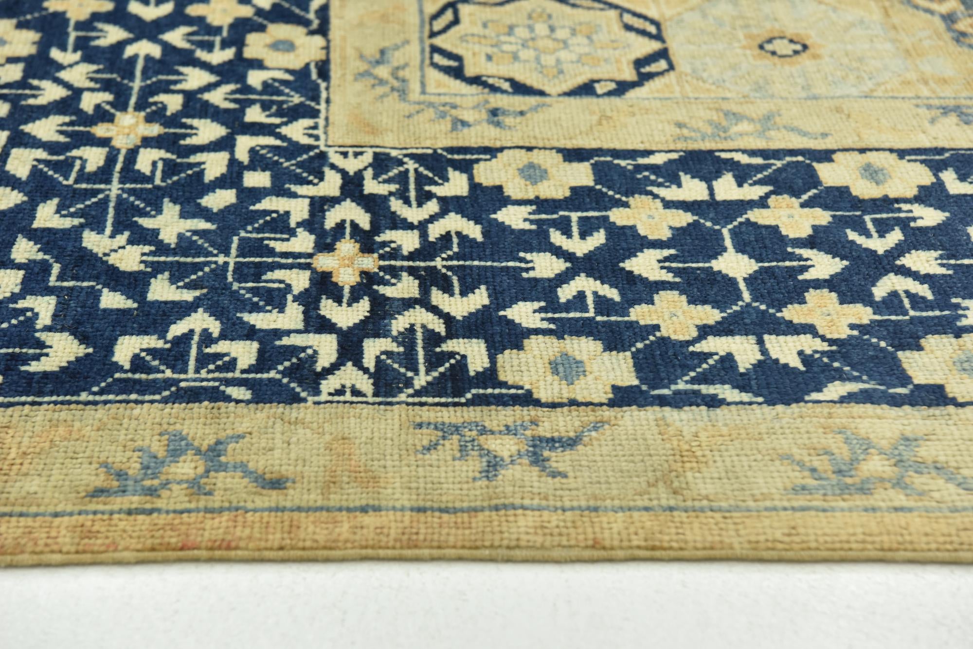 8' 9 x 11' 3 Hand Knotted Mamluk Ziegler Rug