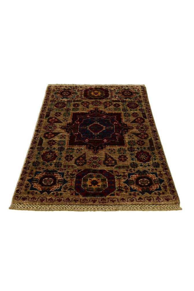 2' x 3' 1 Hand Knotted Mamluk Ziegler Rug