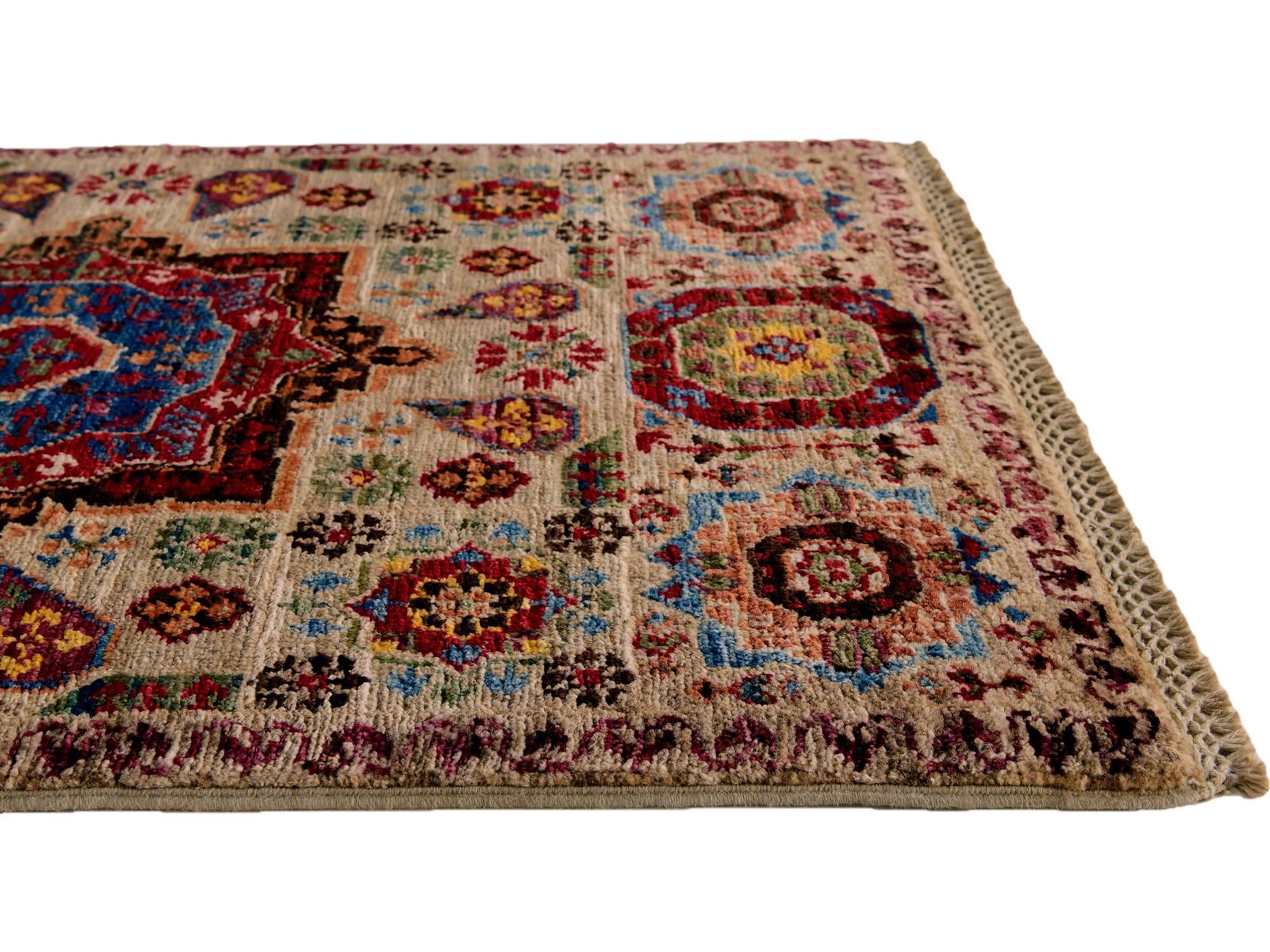 2' x 3' 1 Hand Knotted Mamluk Ziegler Rug