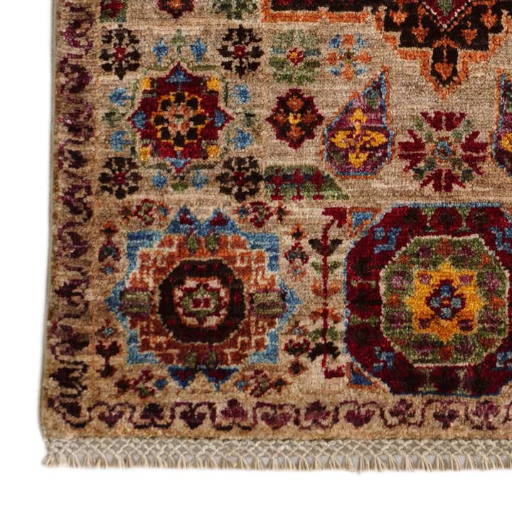 2' x 3' 1 Hand Knotted Mamluk Ziegler Rug
