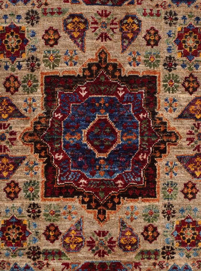 Detail image of 2' x 3' 1 Hand Knotted Mamluk Ziegler Rug