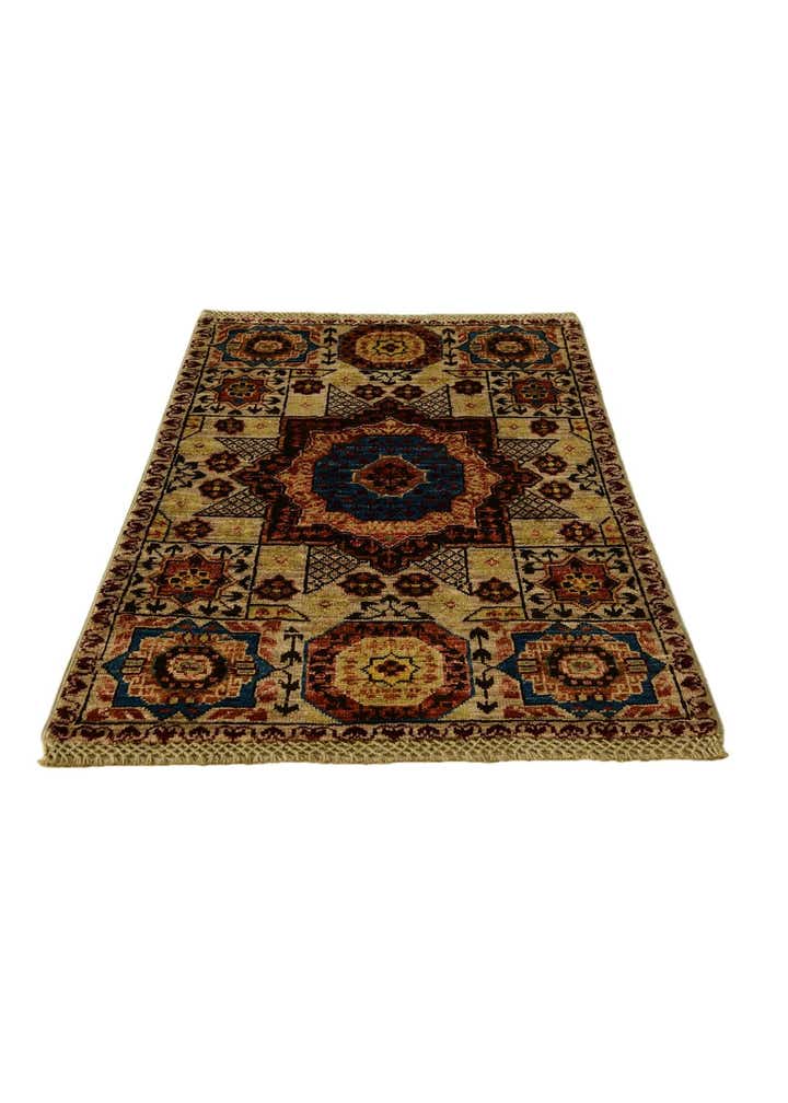 2' x 3' 1 Hand Knotted Mamluk Ziegler Rug