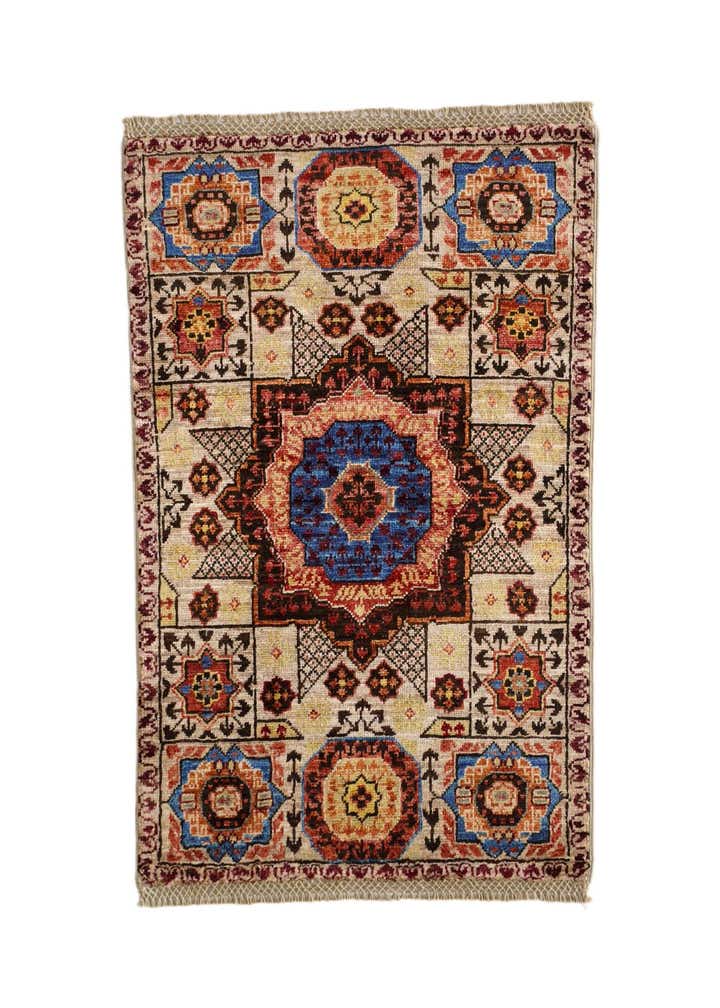 2' x 3' 1 Hand Knotted Mamluk Ziegler Rug