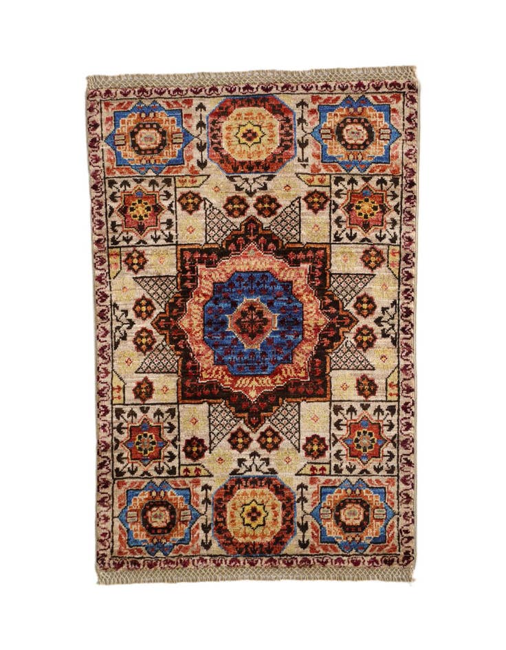 Detail image of 2' x 3' 1 Hand Knotted Mamluk Ziegler Rug