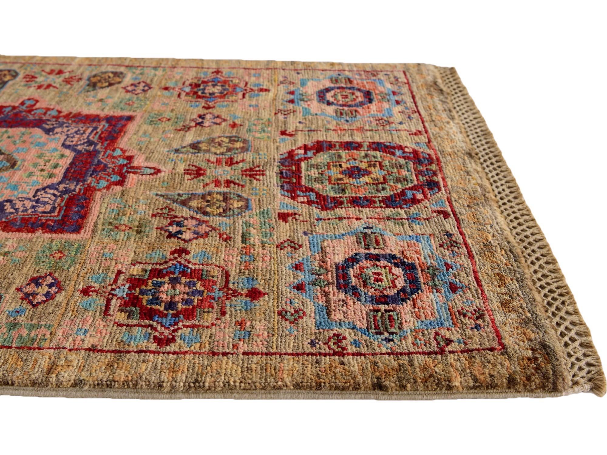 1' 11 x 2' 11 Hand Knotted Mamluk Ziegler Rug