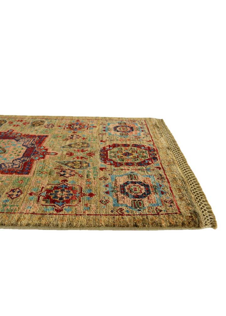 1' 11 x 2' 11 Hand Knotted Mamluk Ziegler Rug