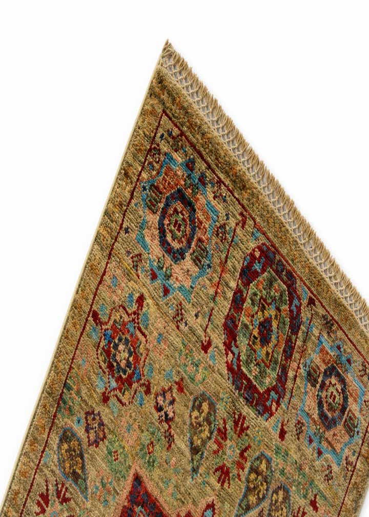 1' 11 x 2' 11 Hand Knotted Mamluk Ziegler Rug