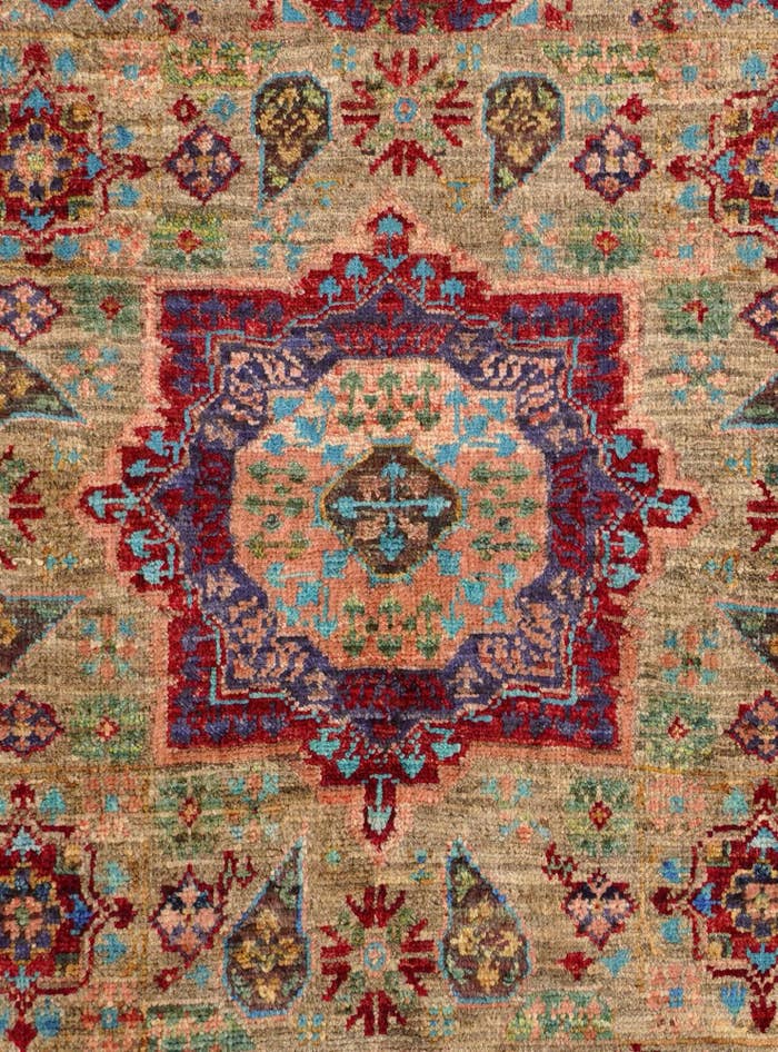 Detail image of 1' 11 x 2' 11 Hand Knotted Mamluk Ziegler Rug