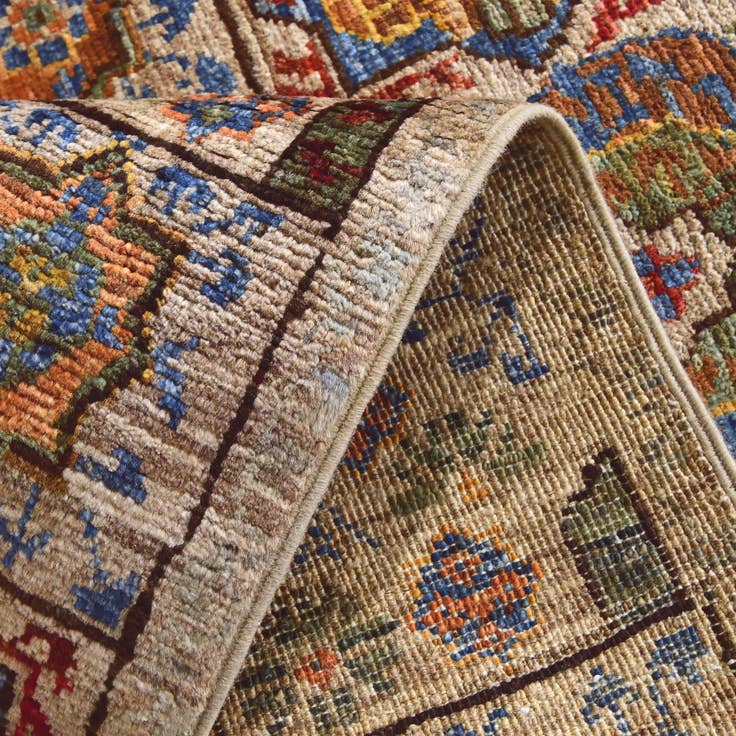 Detail image of 1' 10 x 3' 1 Hand Knotted Mamluk Ziegler Rug