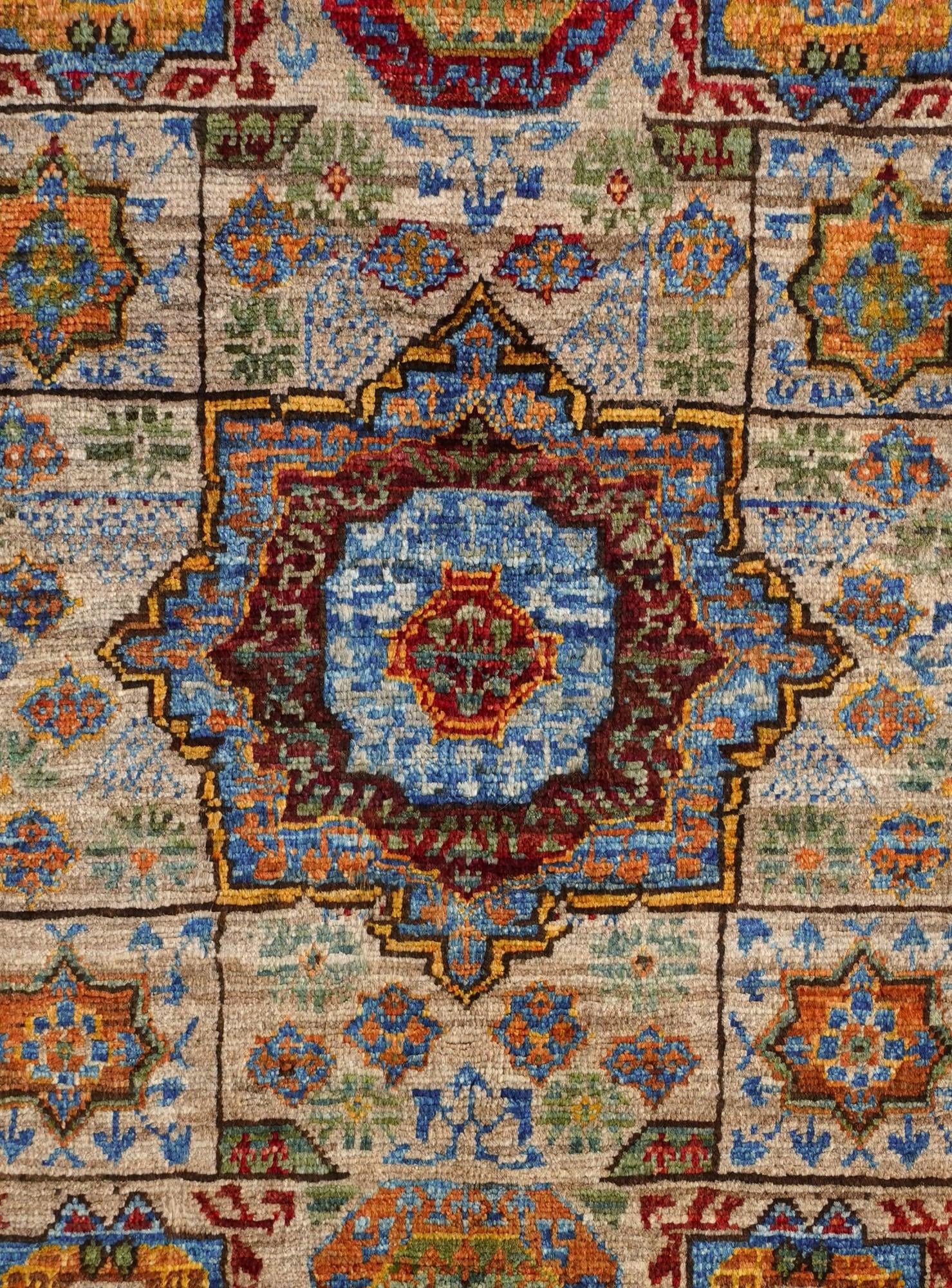 1' 10 x 3' 1 Hand Knotted Mamluk Ziegler Rug