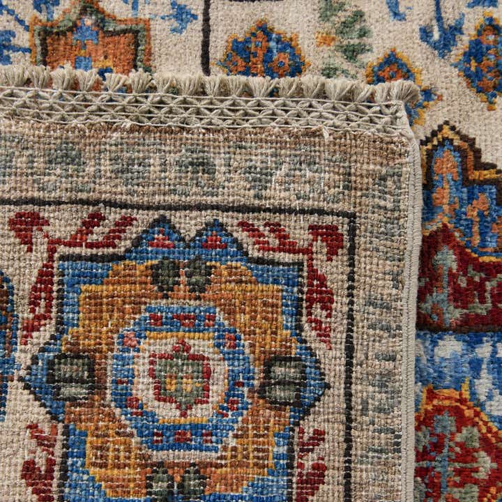 55cm x 95cm Handgeknüpft Mamluk Ziegler Teppich