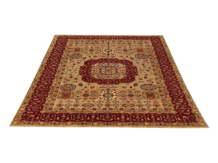 Detail image of 5' 7 x 7' 11 Hand Knotted Mamluk Ziegler Rug