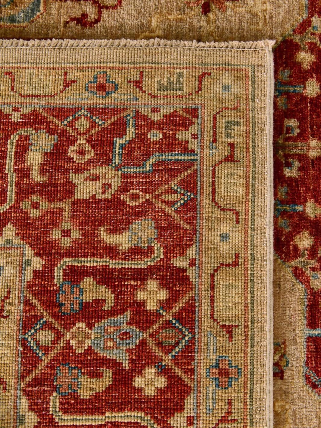 170cm x 240cm Hand Knotted Mamluk Ziegler Rug