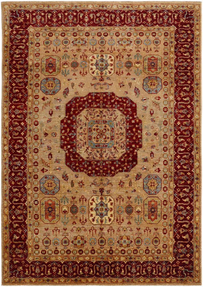 5' 7 x 7' 11 Hand Knotted Mamluk Ziegler Rug
