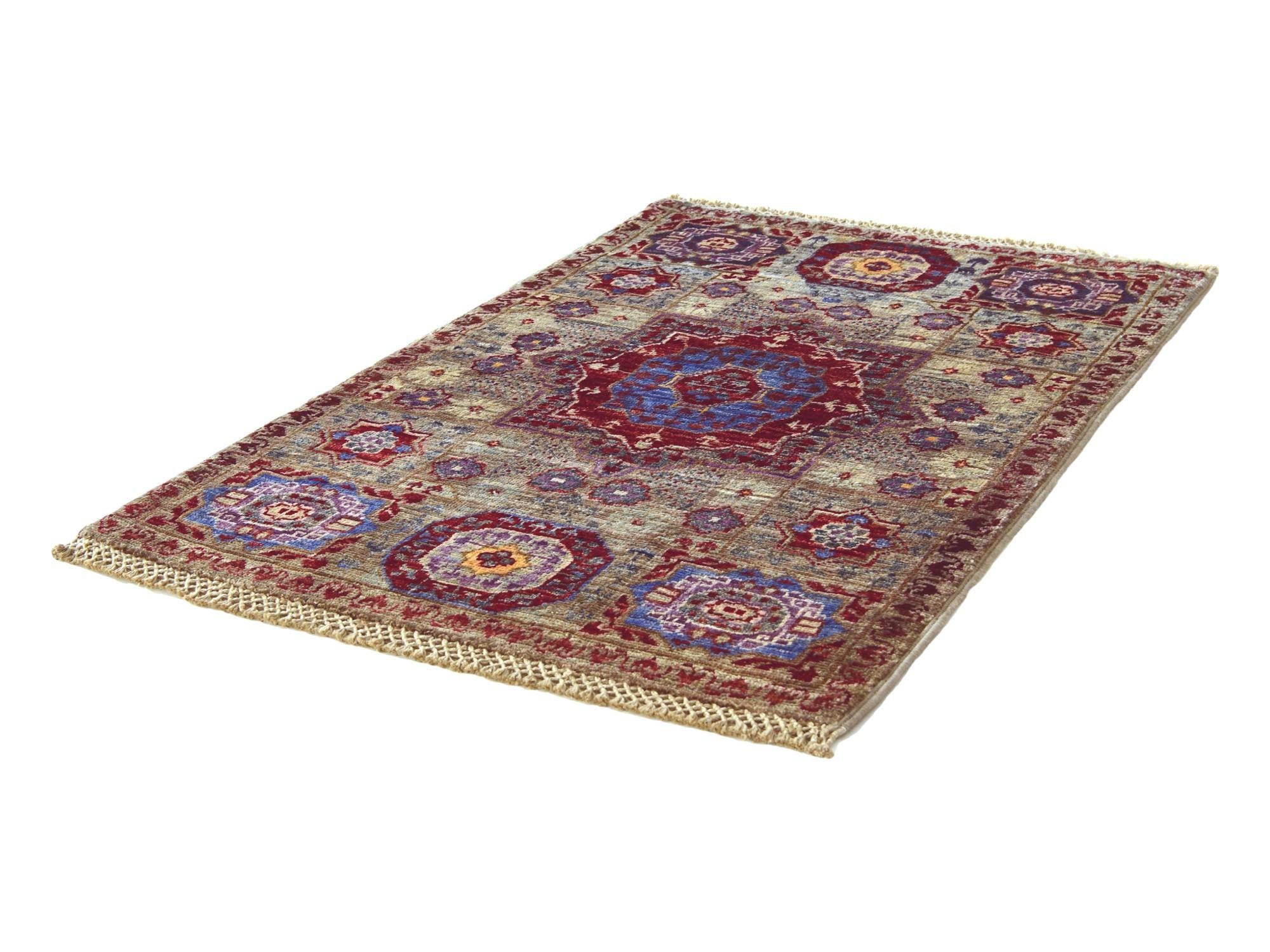 2' x 3' Hand Knotted Mamluk Ziegler Rug