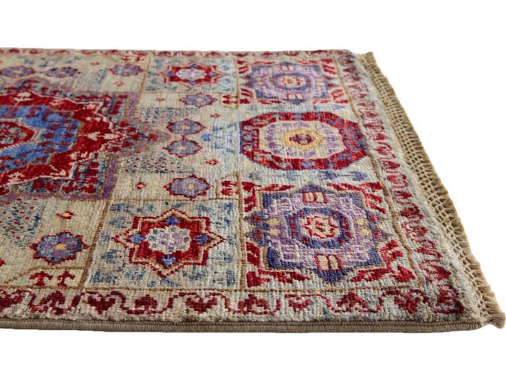 Detail image of 2' x 3' Hand Knotted Mamluk Ziegler Rug