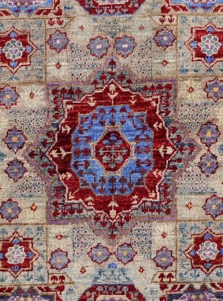 2' x 3' Hand Knotted Mamluk Ziegler Rug