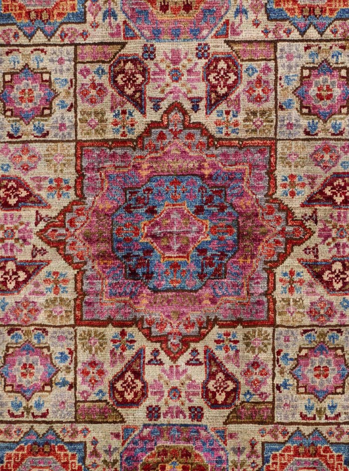 Detail image of 2' x 3' Hand Knotted Mamluk Ziegler Rug