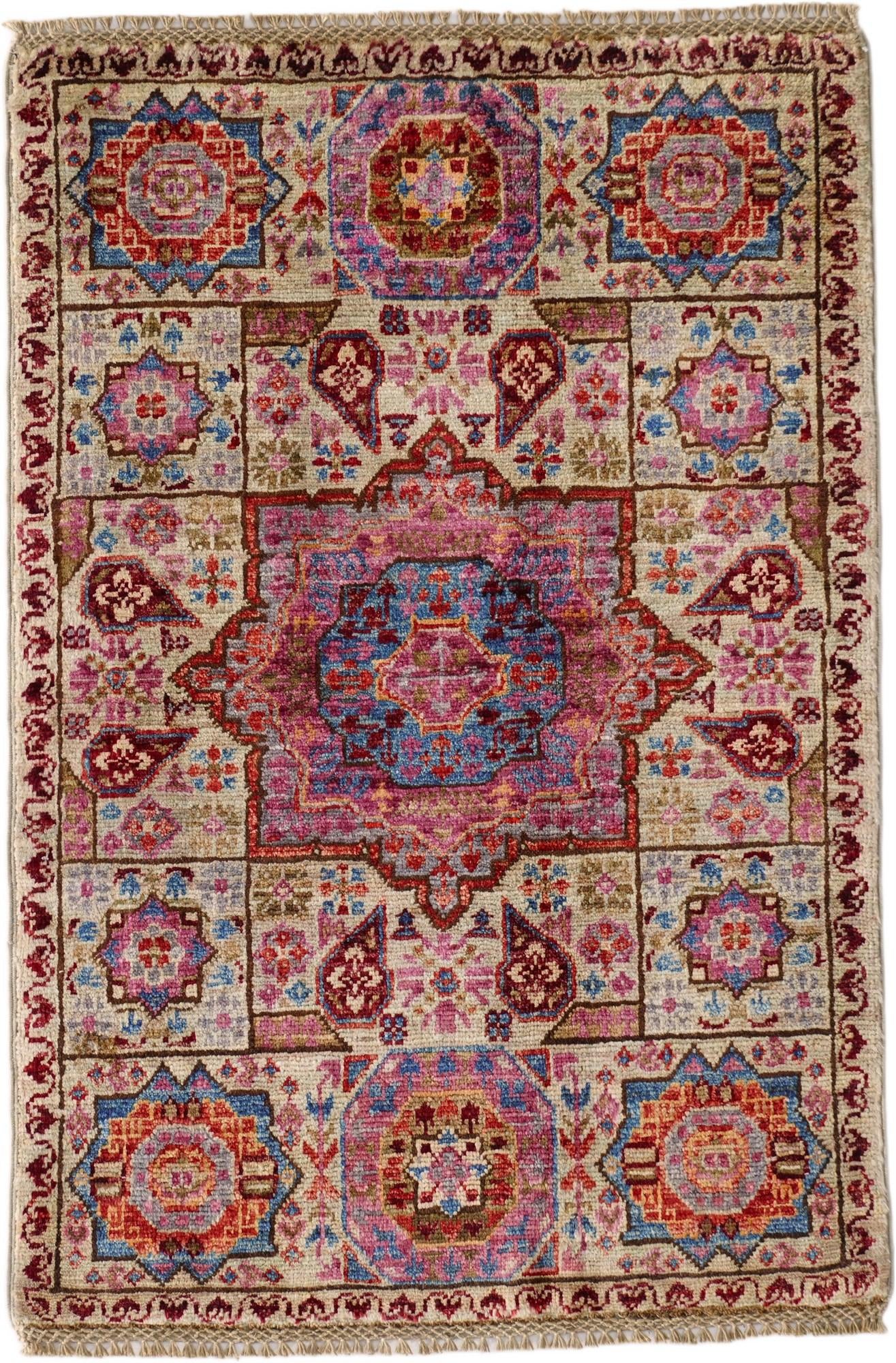 2' x 3' Hand Knotted Mamluk Ziegler Rug