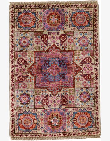 2' x 3' Hand Knotted Mamluk Ziegler Rug