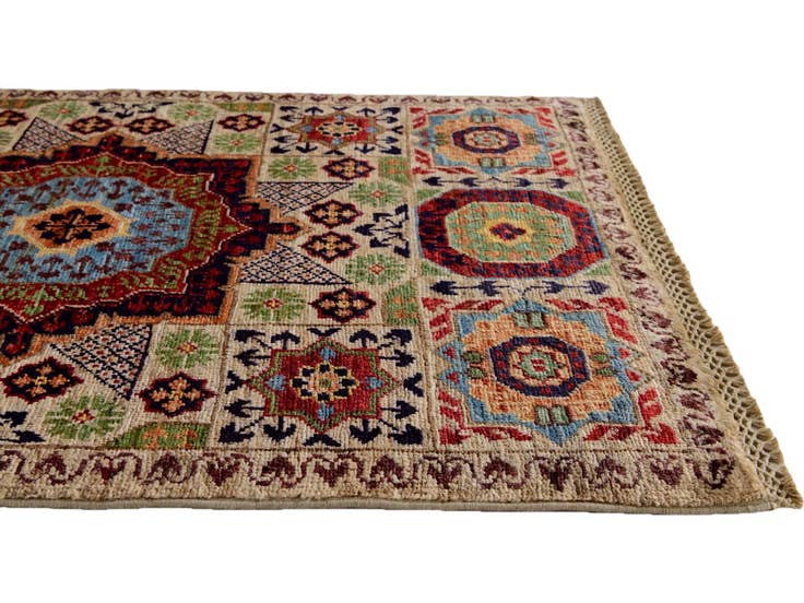 Detail image of 2' x 3' Hand Knotted Mamluk Ziegler Rug