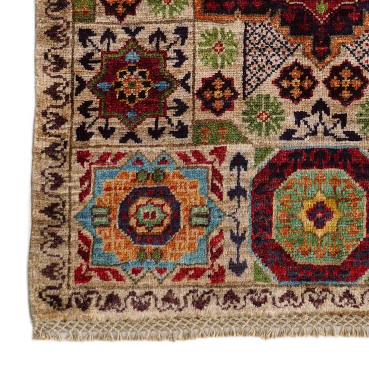 Detail image of 2' x 3' Hand Knotted Mamluk Ziegler Rug