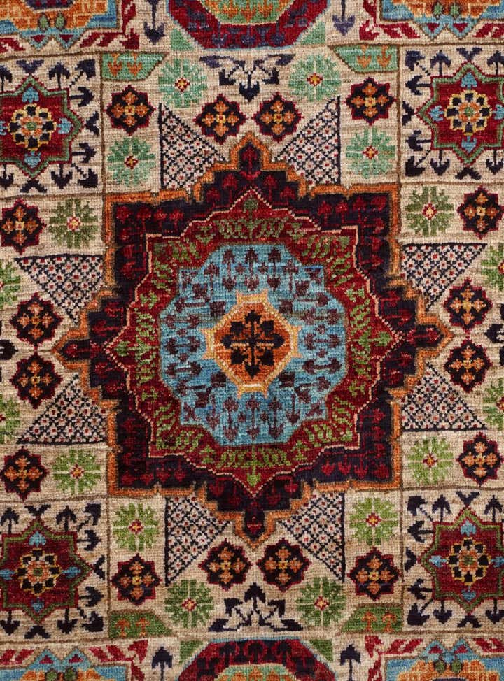 2' x 3' Hand Knotted Mamluk Ziegler Rug