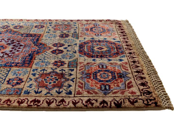 1' 10 x 3' 2 Hand Knotted Mamluk Ziegler Rug