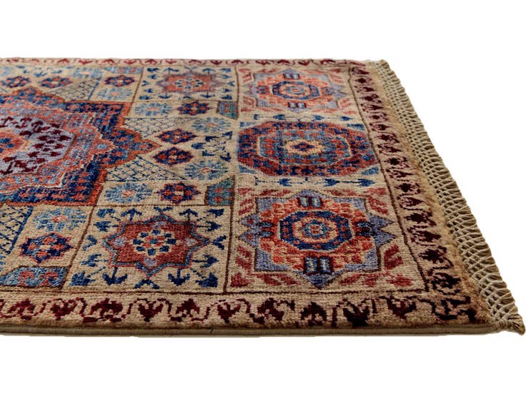 Detail image of 1' 10 x 3' 2 Hand Knotted Mamluk Ziegler Rug