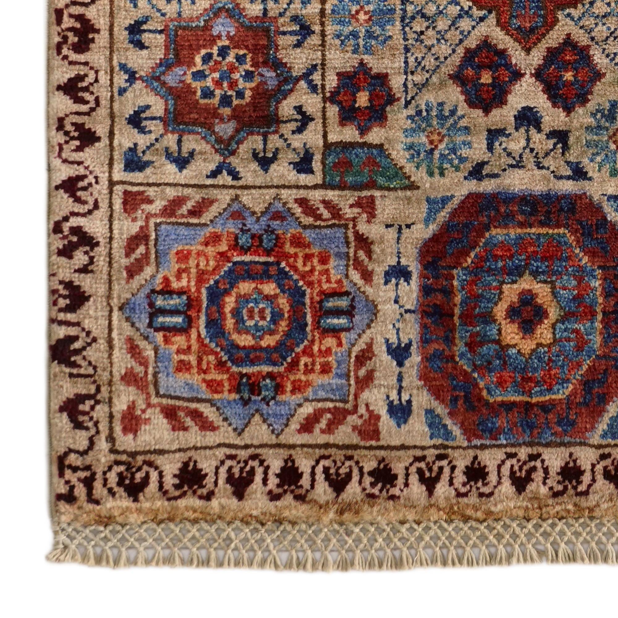1' 10 x 3' 2 Hand Knotted Mamluk Ziegler Rug