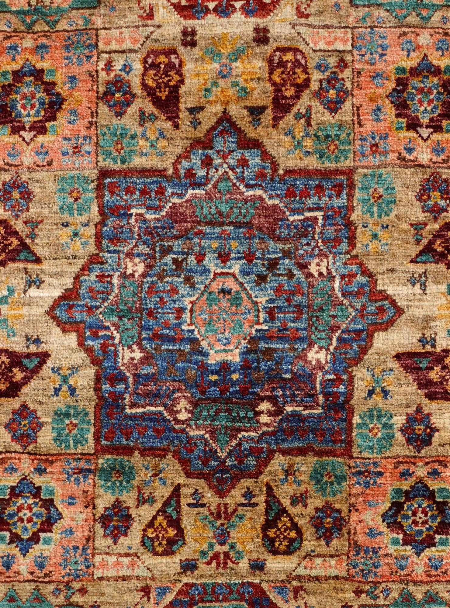 2' 2 x 3' 3 Hand Knotted Mamluk Ziegler Rug