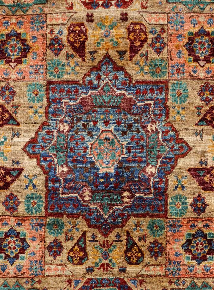 2' 2 x 3' 3 Hand Knotted Mamluk Ziegler Rug